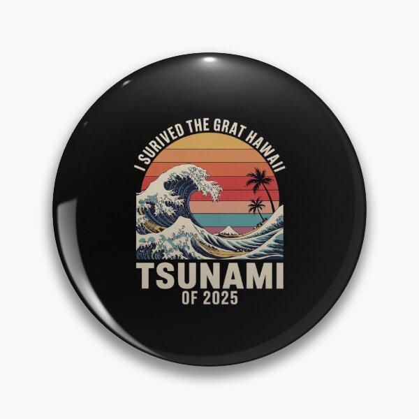 Item preview, Epic Survival I Survived The Great Hawaii Tsunami of 2025  designed and sold by MythWoot.