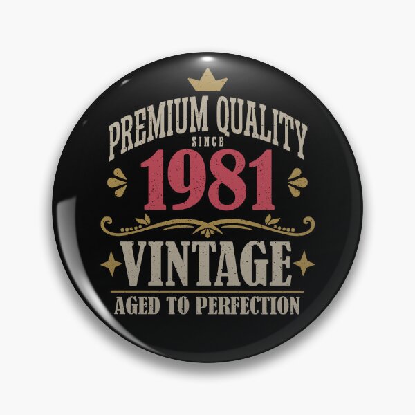 Item preview, 45th Birthday Vintage 1981 Premium Quality 45 Years Old designed and sold by eclecTEEq.