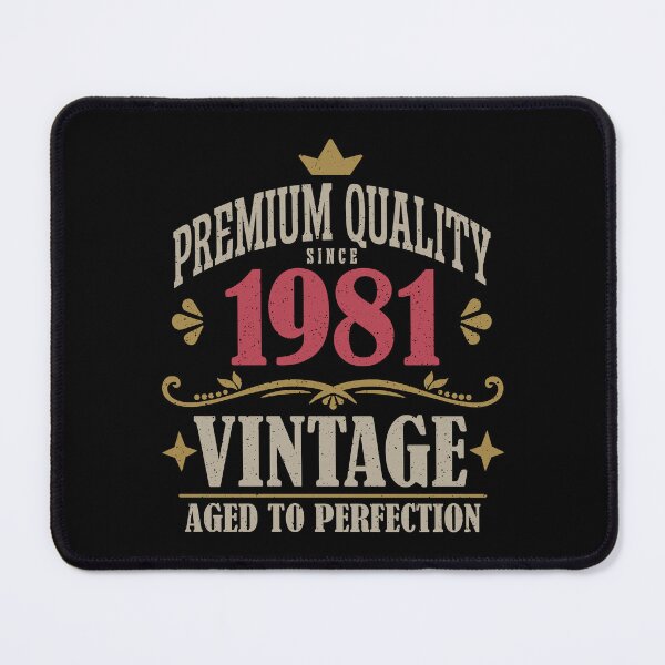 Item preview, 45th Birthday Vintage 1981 Premium Quality 45 Years Old designed and sold by eclecTEEq.