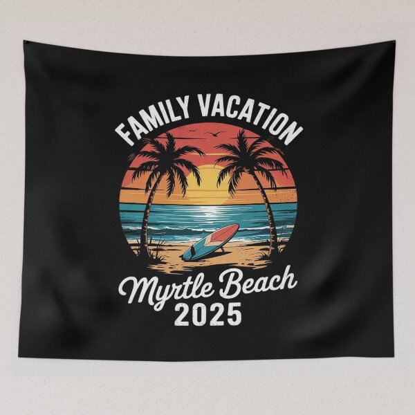 Item preview, Family Vacation 2025 Myrtle Beach Summer Matching  designed and sold by CombatTask.
