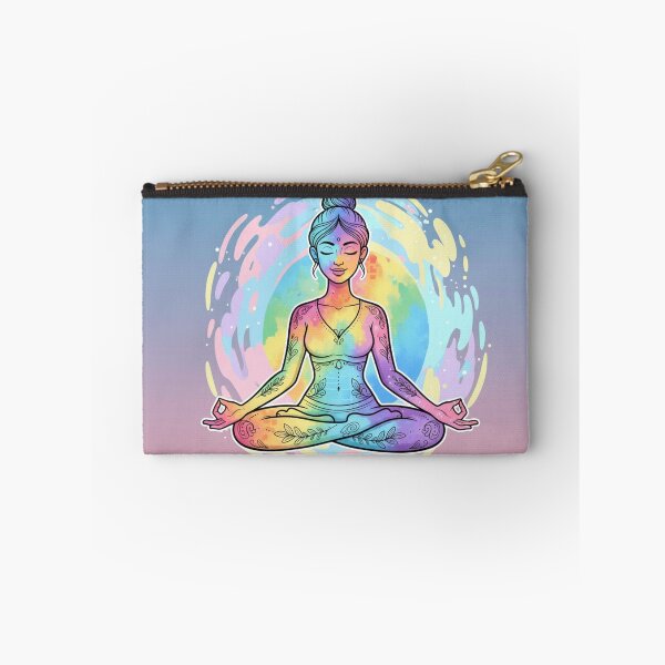 Item preview, Colorful Yoga Lady designed and sold by mezzilicious.