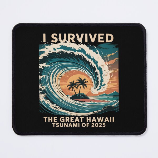 Item preview, I Survived The Great Hawaii Tsunami of 2025 designed and sold by CombatTask.
