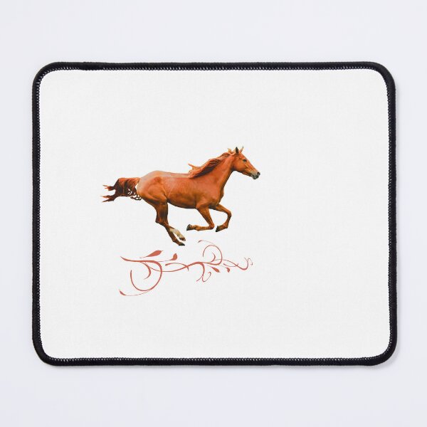 Item preview, Galloping Ginger Horse with Birds – Minimal Logo Design designed and sold by Dotadoari.