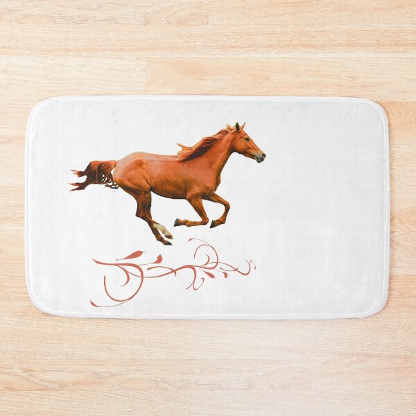 Item preview, Galloping Ginger Horse with Birds – Minimal Logo Design designed and sold by Dotadoari.