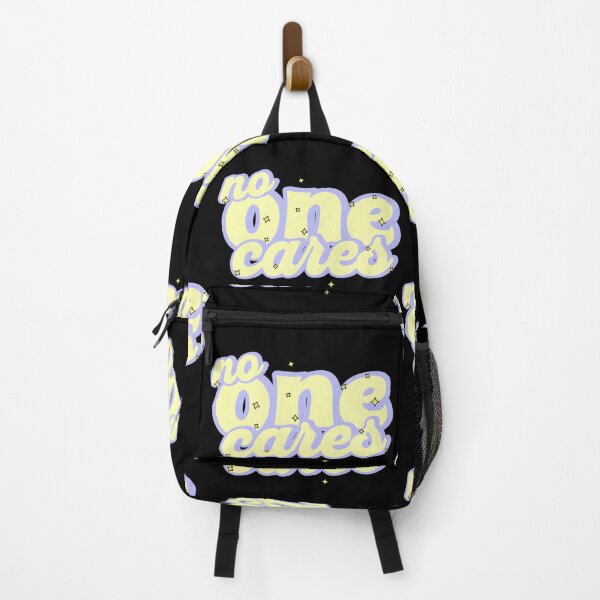 Item preview, No One Cares - Funny Retro Typography Decal designed and sold by Ayarachi.