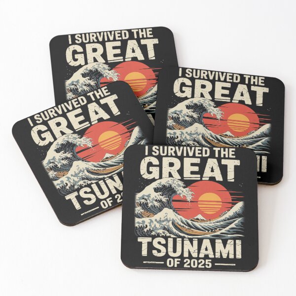 Item preview, Hawaii Tsunami 2025 I Survived Wave  designed and sold by CombatTask.
