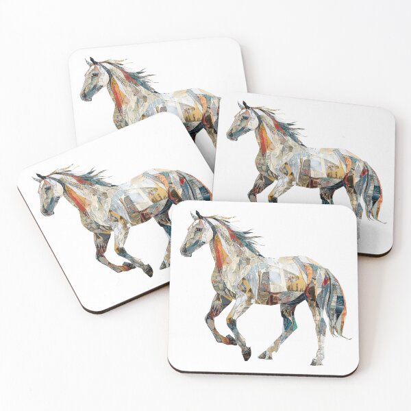 Item preview, Collage horse designed and sold by MendaciousMina.