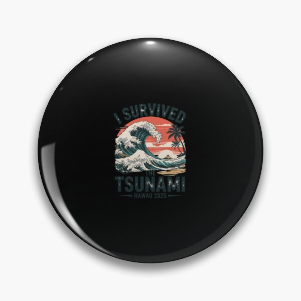 Item preview, I Survived Hawaii Tsunami 2025 Hawaiian Vacation 2  designed and sold by CombatTask.
