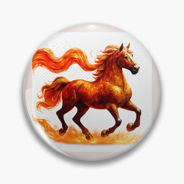 Item preview,  Fire Horse of Luck and Protection 2026 designed and sold by Zofia Sosnecka.