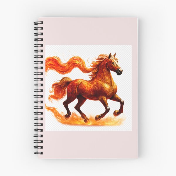 Item preview,  Fire Horse of Luck and Protection 2026 designed and sold by Zofia Sosnecka.