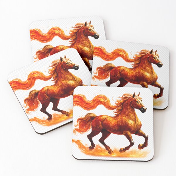Item preview,  Fire Horse of Luck and Protection 2026 designed and sold by Zofia Sosnecka.
