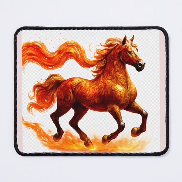Item preview,  Fire Horse of Luck and Protection 2026 designed and sold by Zofia Sosnecka.