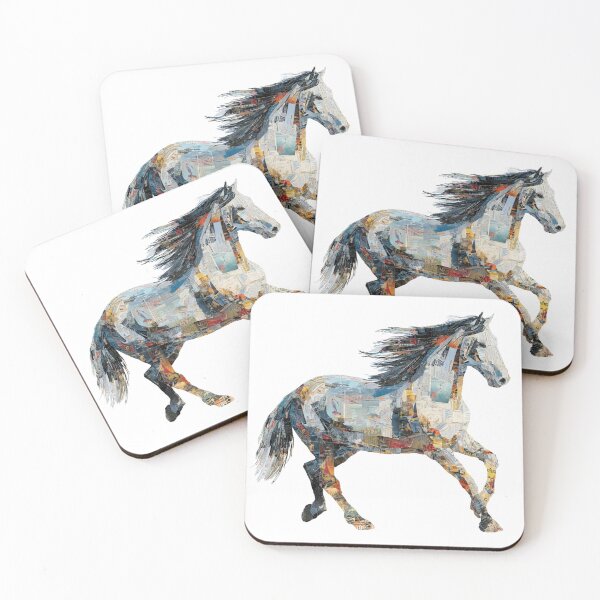 Item preview, Collage horse designed and sold by MendaciousMina.