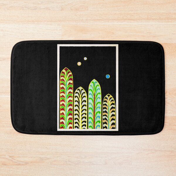 Item preview, ✧ Celestial Fronds – Abstract Night Garden ✧ designed and sold by WheelieGdArt.