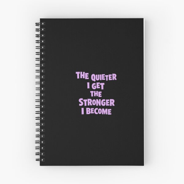 Item preview, The Quieter I Get The Stronger I Become Motivational Quote designed and sold by artcultreone.