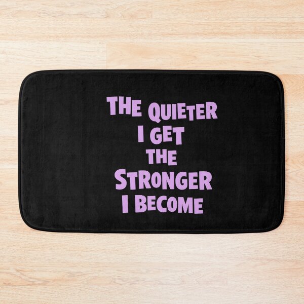 Item preview, The Quieter I Get The Stronger I Become Motivational Quote designed and sold by artcultreone.