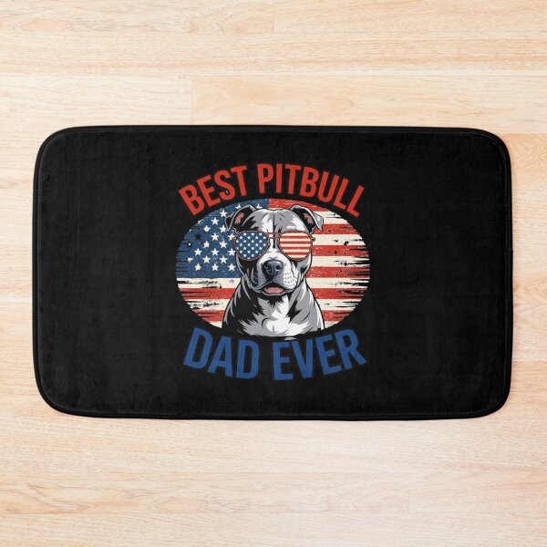 Item preview,  Best Pitbull Dad Ever – American Flag Sunglasses Patriotic Dog Lover designed and sold by w66aboo.