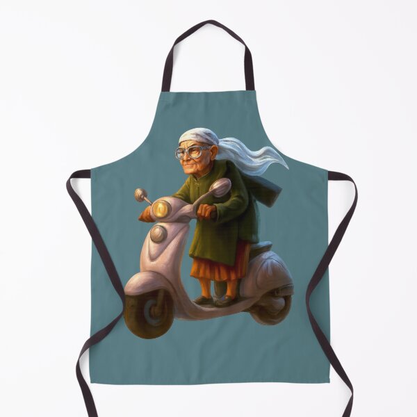 Item preview, Little Old Lady on her Scooter designed and sold by kornkobart.