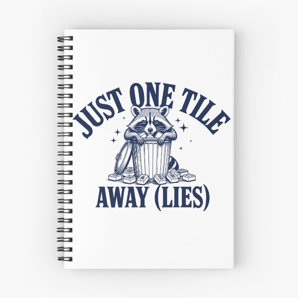 Item preview, Mahjong - Just One Tile Away Funny Raccoon  designed and sold by TheBeesForYou.