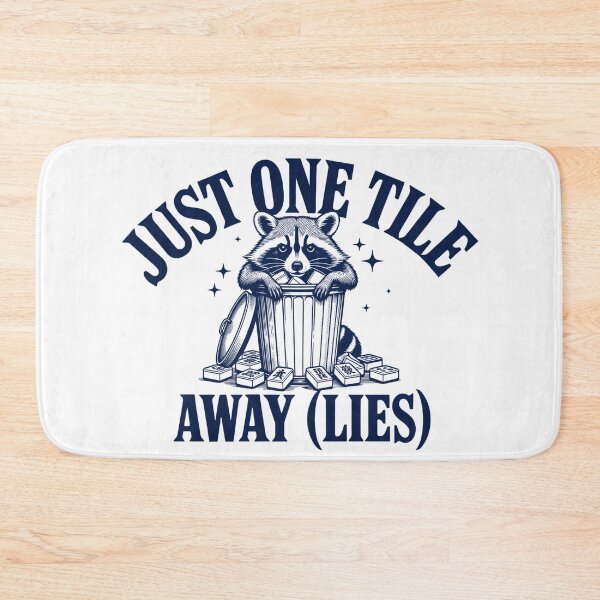 Item preview, Mahjong - Just One Tile Away Funny Raccoon  designed and sold by TheBeesForYou.