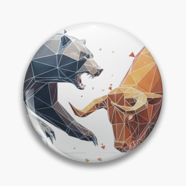 Item preview, Market Duel –  Bull vs Bear Stock Market Illustration designed and sold by unthinkabletees.