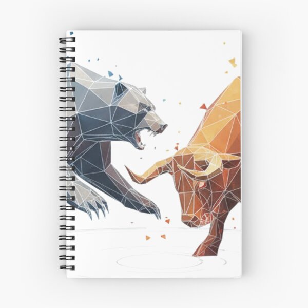 Item preview, Market Duel –  Bull vs Bear Stock Market Illustration designed and sold by unthinkabletees.
