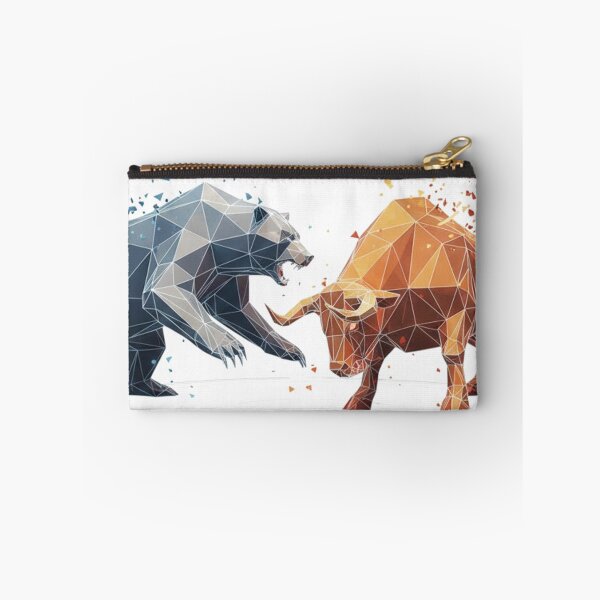 Item preview, Market Duel –  Bull vs Bear Stock Market Illustration designed and sold by unthinkabletees.