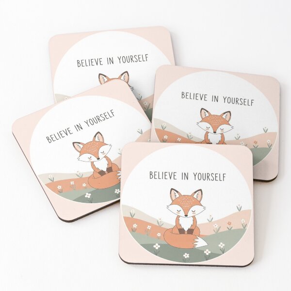 Item preview, Believe in yourself - cute fox ilustration designed and sold by soletstudio.