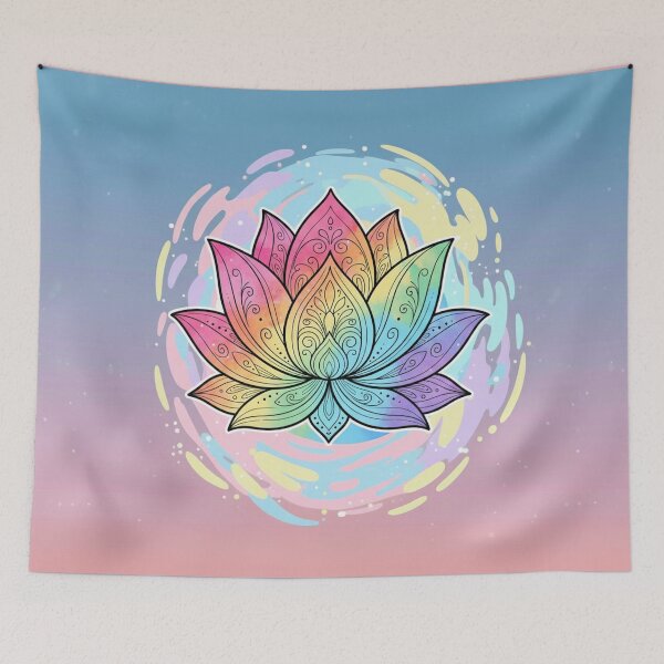 Item preview, Colorful Lotus designed and sold by mezzilicious.