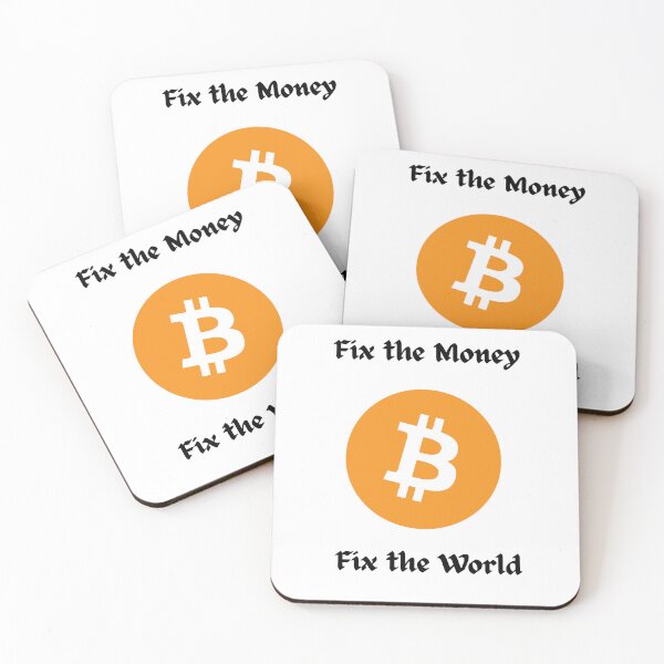 Item preview, Bitcoin Digital Gold - Fix the Money Fix the World designed and sold by ButtonandThread.