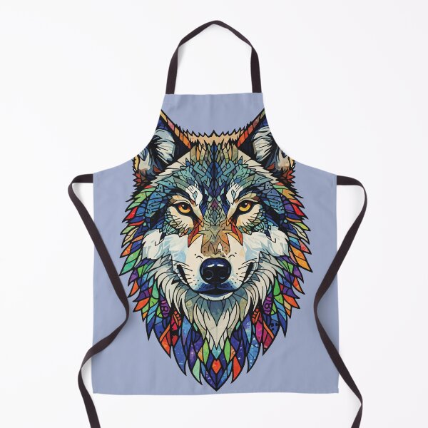 Item preview, Wolf bust mosaic designed and sold by designmari.