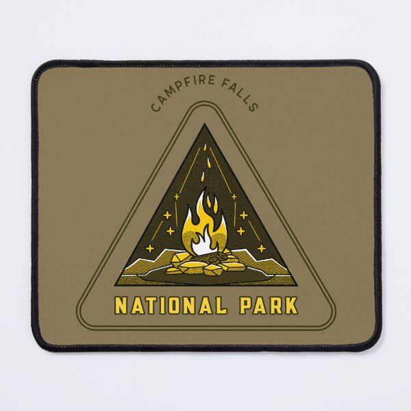 Item preview, Campfire Falls National Park logo designed and sold by Banquet T-Shirt co. .