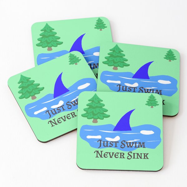 Item preview, Just Swim Never Sink designed and sold by AWADHESH  CHAURASIA.