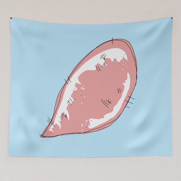 Item preview, Sweet Potato With blue background  designed and sold by missmann.