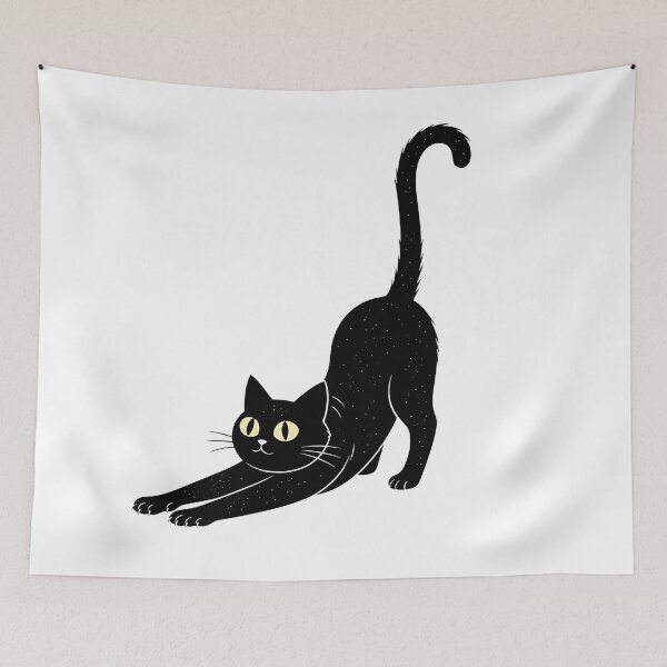 Item preview, Midnight Stretch Cat designed and sold by aaljone007.