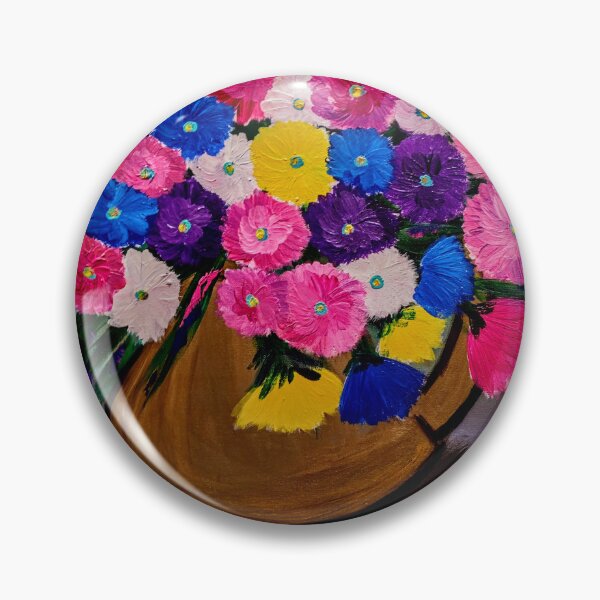 Item preview, Encanto campestre: flores silvestres de colores en una jarra rústica designed and sold by kkartwork.