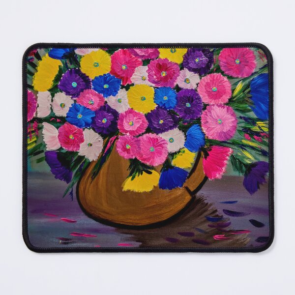 Artikelvorschau, Ländlicher Charme: Farbenfrohe Wildblumen in rustikalem Krug entworfen und verkauft von kkartwork.
