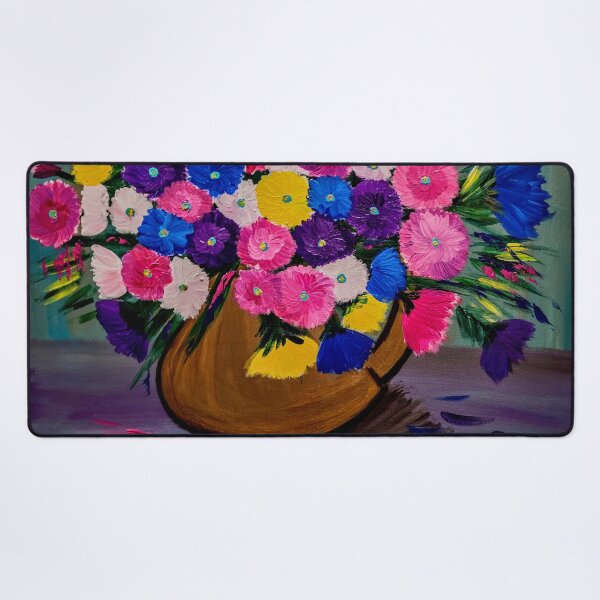 Artikelvorschau, Ländlicher Charme: Farbenfrohe Wildblumen in rustikalem Krug entworfen und verkauft von kkartwork.