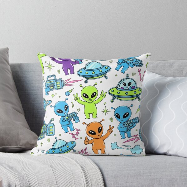Item preview, Cosmic Chaos Crew – Bold Alien Pattern with UFOs, Blasters, and Attitude designed and sold by unthinkabletees.