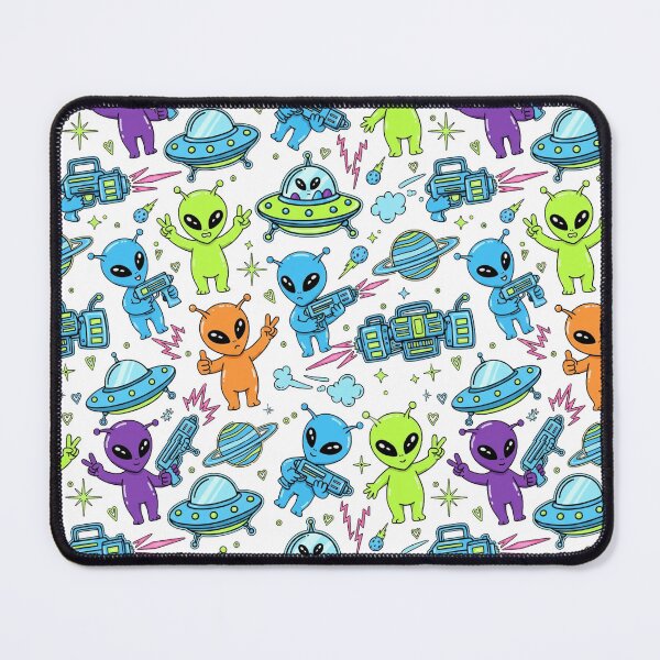 Item preview, Cosmic Chaos Crew – Bold Alien Pattern with UFOs, Blasters, and Attitude designed and sold by unthinkabletees.