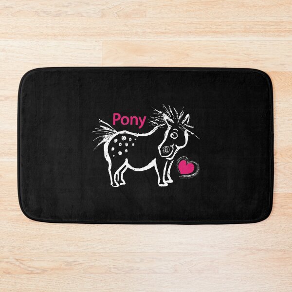 Item preview, Pequeño poni sonriente con manchas y un corazón de amor rosa designed and sold by DappleDesign.