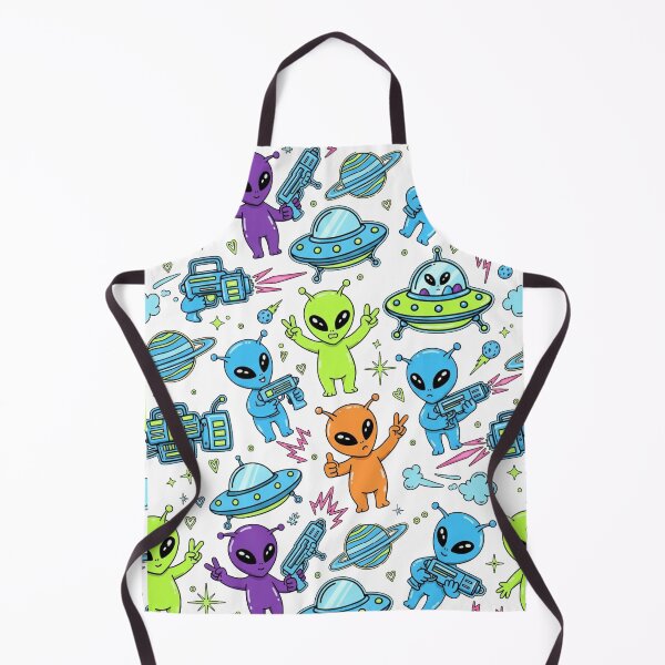 Item preview, Cosmic Chaos Crew – Bold Alien Pattern with UFOs, Blasters, and Attitude designed and sold by unthinkabletees.