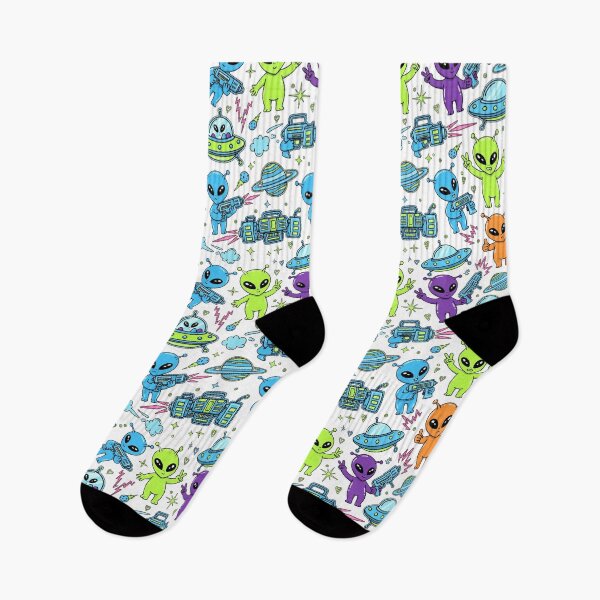 Item preview, Cosmic Chaos Crew – Bold Alien Pattern with UFOs, Blasters, and Attitude designed and sold by unthinkabletees.