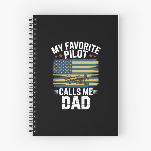 Item preview,  My Favorite Pilot Calls Me Dad – Patriotic American Flag Airplane Dad designed and sold by w66aboo.