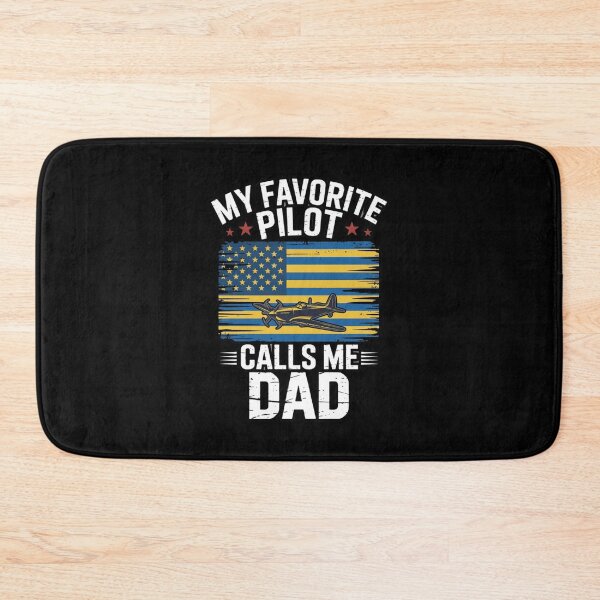Item preview,  My Favorite Pilot Calls Me Dad – Patriotic American Flag Airplane Dad designed and sold by w66aboo.