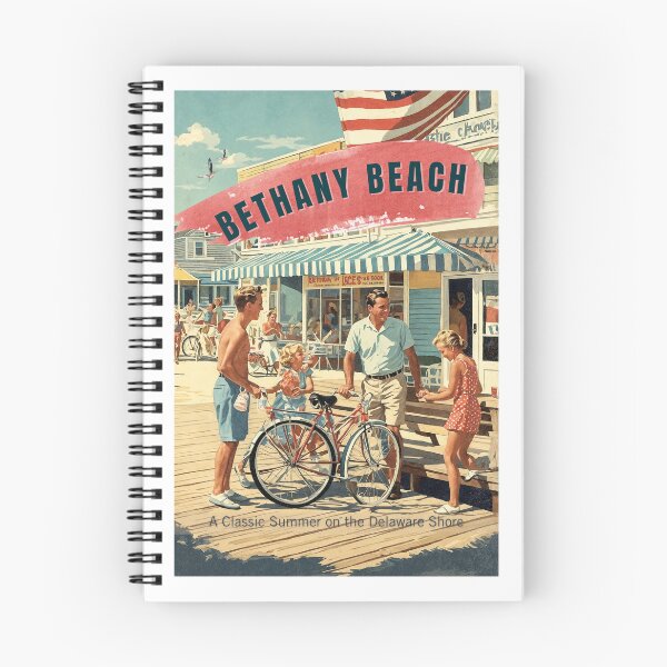 Item preview, Bethany Beach – Retro Travel Art designed and sold by bobparduephoto.