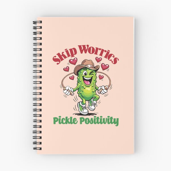 Item preview, Happy Pickle Jump Rope Positivite Message designed and sold by TheJollyDoodle.