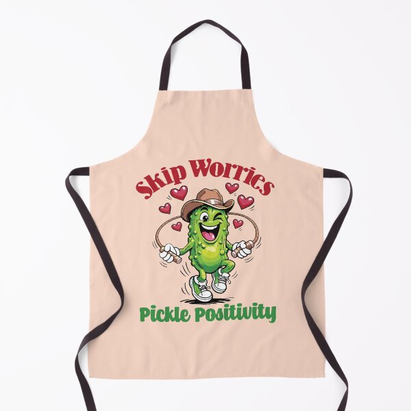Item preview, Happy Pickle Jump Rope Positivite Message designed and sold by TheJollyDoodle.