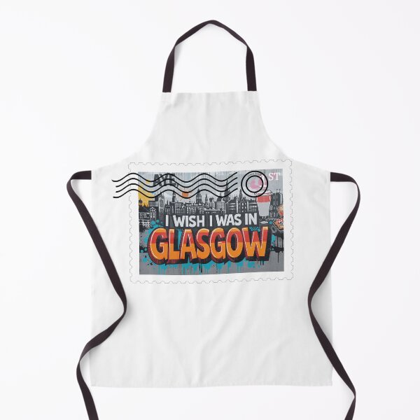 Item preview, I Wish I Was In Glasgow Design | Glasgow Skyline Stamp Souvenir designed and sold by Loom on the Loch.