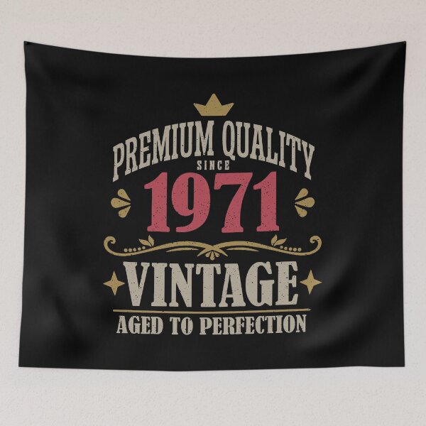 Item preview, 55th Birthday Vintage 1971 Premium Quality 55 Years Old designed and sold by eclecTEEq.
